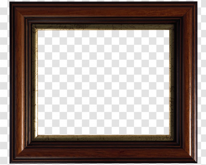 Picture Frames In Without Knocking Image Wood Painting - Rectangle - Frame Transparent PNG