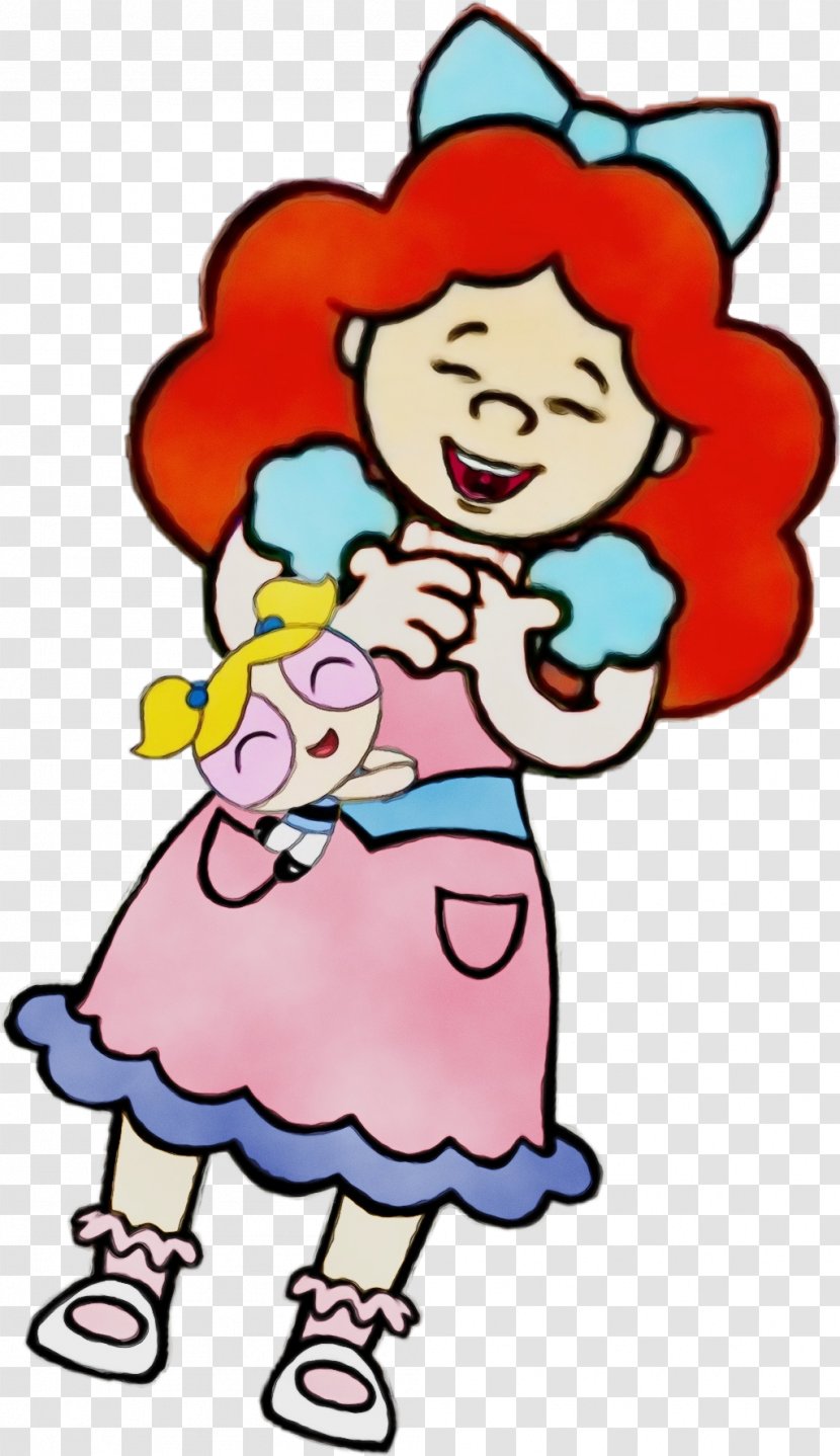 Cartoon Clip Art Pink Cheek Happy - Paint - Fictional Character Pleased Transparent PNG