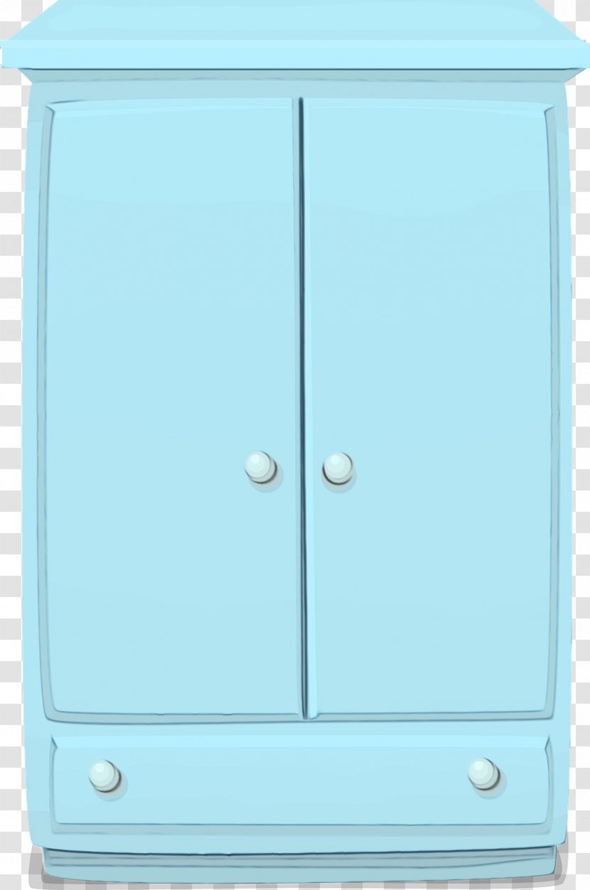 Blue Drawer Furniture Turquoise Nightstand - Wardrobe Chest Of Drawers Transparent PNG