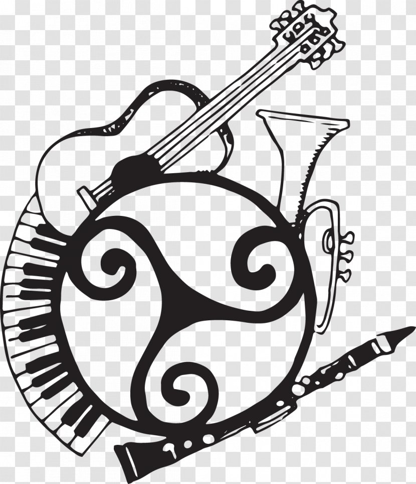 Musical Instruments Clip Art - Cartoon - Triskel Transparent PNG