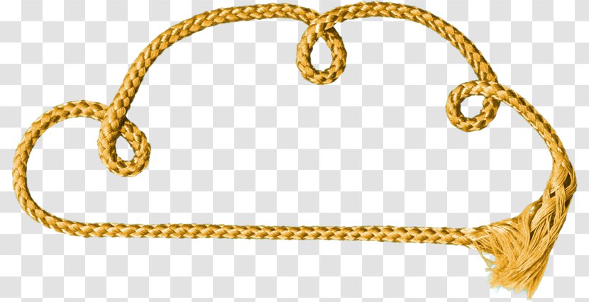 Rope Yellow - Jewellery - Clouds Transparent PNG