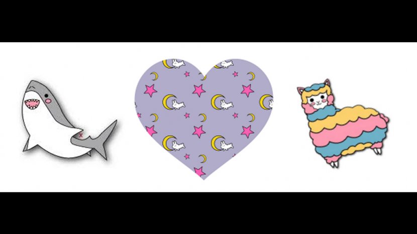 Shark Heart Cuteness Clip Art - Frame - Cliparts Transparent PNG