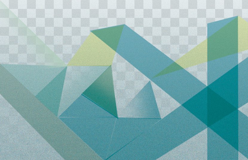 Triangle Pattern - Turquoise - Diamond Transparent PNG