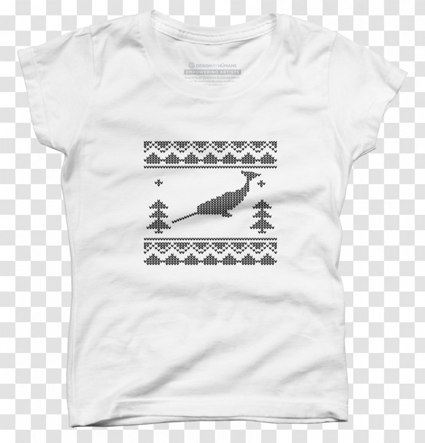 T-shirt Design By Humans Clothing Sleeve Outerwear - Narwhal Transparent PNG