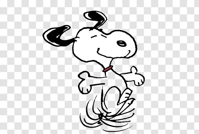 Beagle Snoopy Charlie Brown Dance Peanuts - Heart Transparent PNG