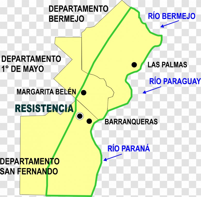 Barranqueras Humedales Chaco Bermejo River Jaaukanigás Las Palmas, - Diagram - Map Transparent PNG