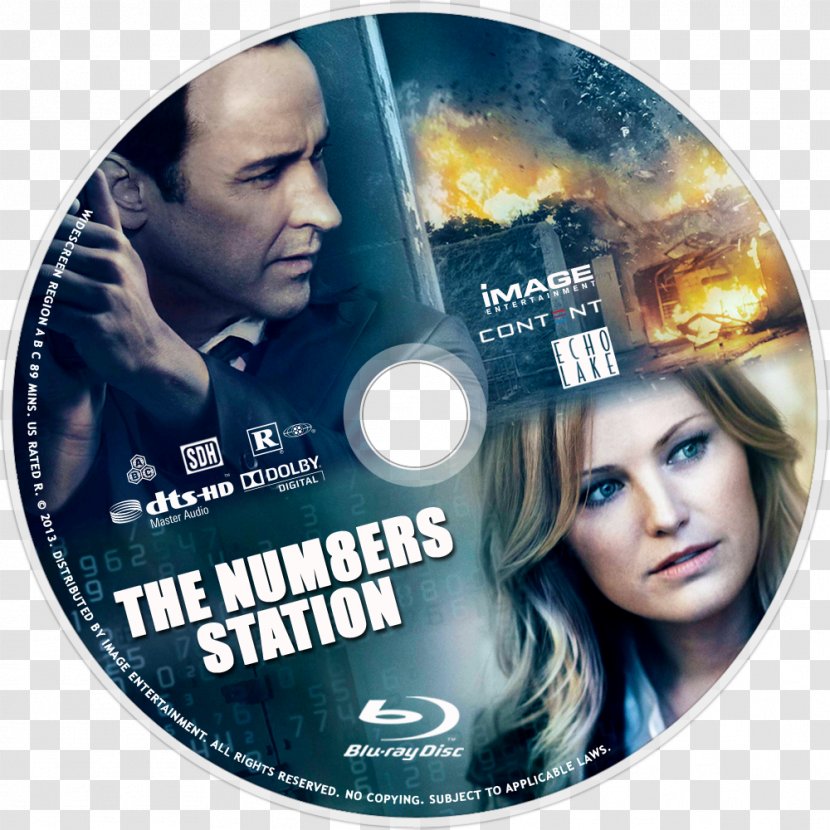 Malin Åkerman The Numbers Station Paul Leonard-Morgan Emerson Blu-ray Disc - Dvd - Number Frequency List Transparent PNG