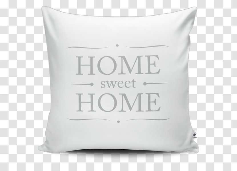T-shirt Pillow Hoodie Cotton Bluza - Cushion - Home Sweet Transparent PNG