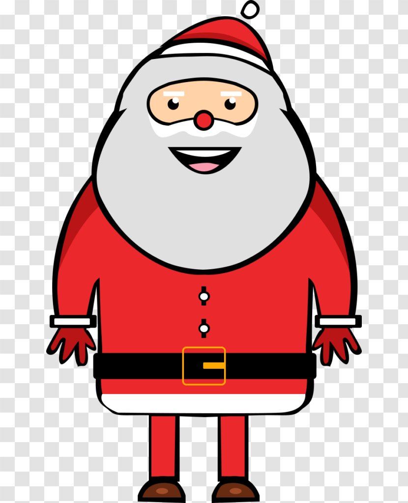 Santa Claus Christmas Gift New Year - Fictional Character Transparent PNG