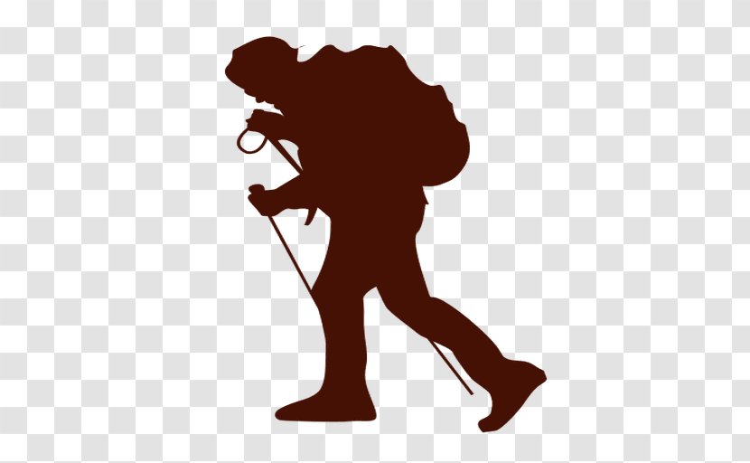 Hiking Silhouette Clip Art Transparent PNG