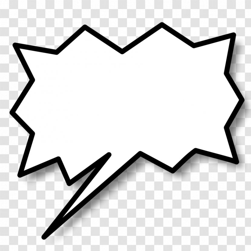 Callout Speech Balloon Clip Art - Area - Comic Transparent PNG