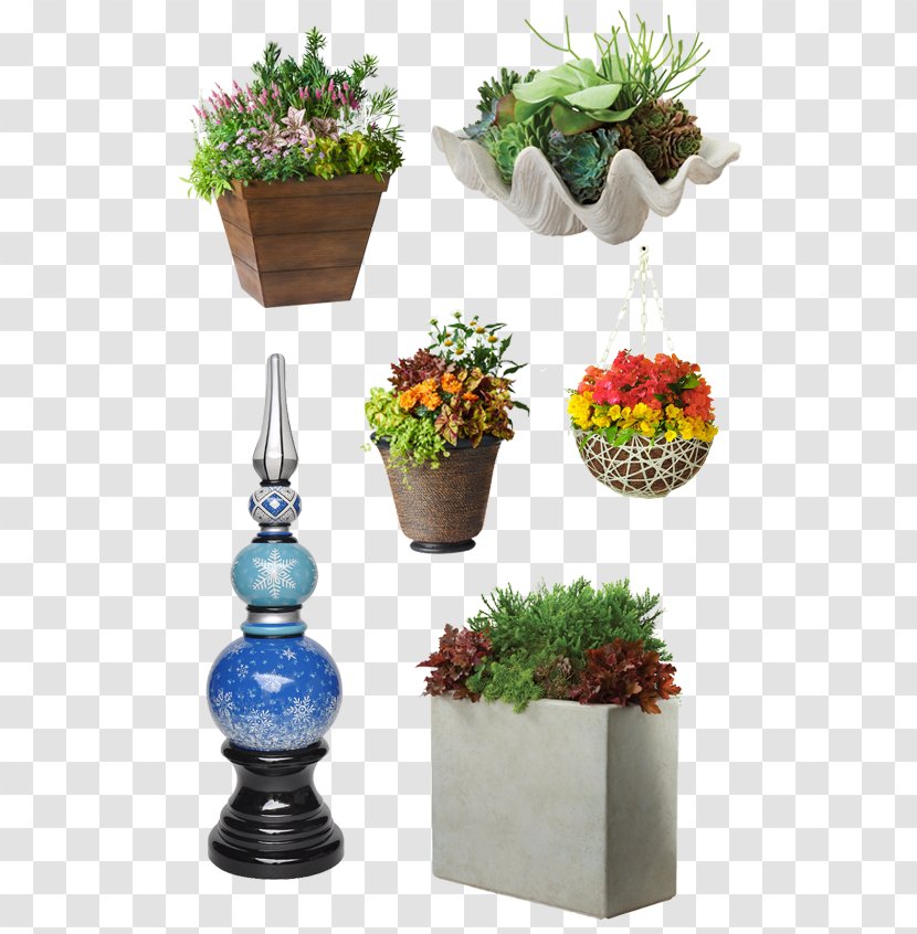 Flowerpot Product Floral Design Houseplant Cast Stone - Plant - Square Plastic Buckets Wholesale Transparent PNG