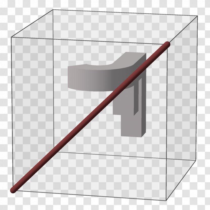 Line Angle - Furniture - White Cube Transparent PNG