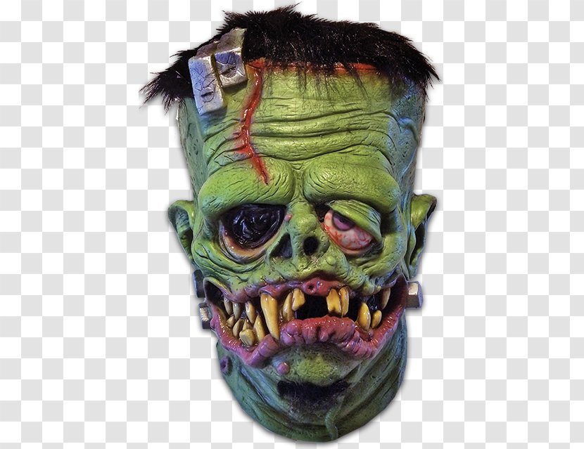 Frankenstein Mask Halloween Costume Rat Fink - Ed Roth Transparent PNG