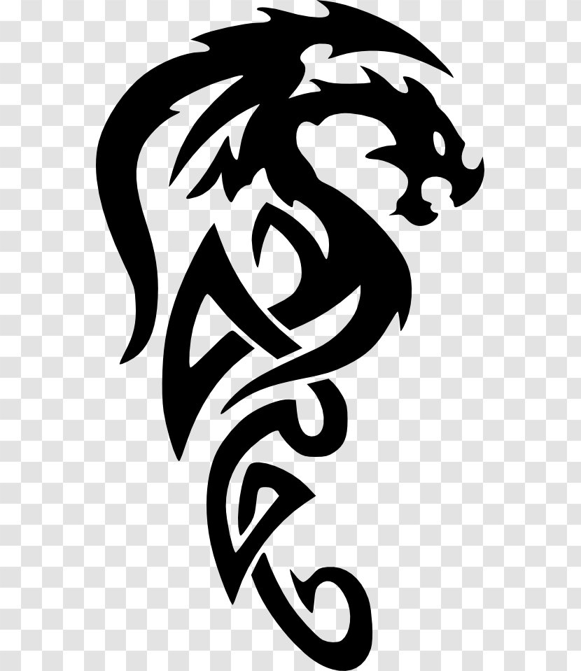 Tattoo Clip Art - Symbol - Dragon Msi Transparent PNG