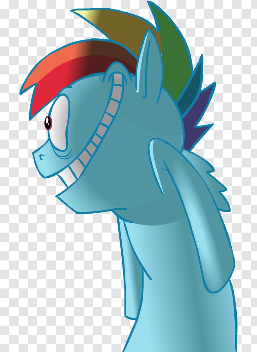 Pony Rainbow Dash Horse Daring Don't DeviantArt - Head Transparent PNG