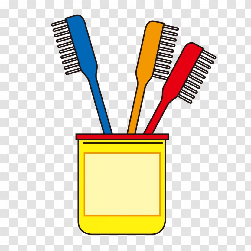 Toothbrush Icon - Yellow - Products Transparent PNG