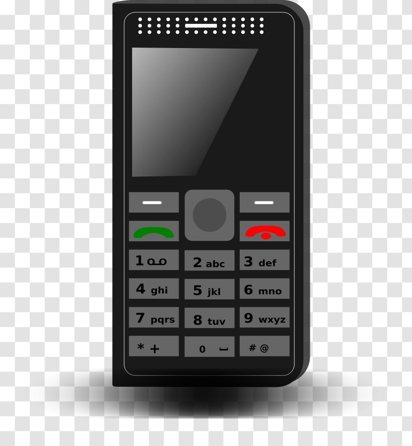 Mobile Phone Telephone Clip Art - Cell Cliparts Transparent PNG