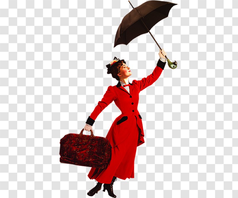Mary Poppins Broadway Theatre Musical - Watercolor Transparent PNG