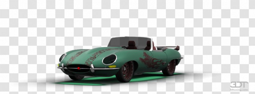 Vintage Car Model Automotive Design Scale Models - Play Vehicle - Jaguar E-Type Transparent PNG