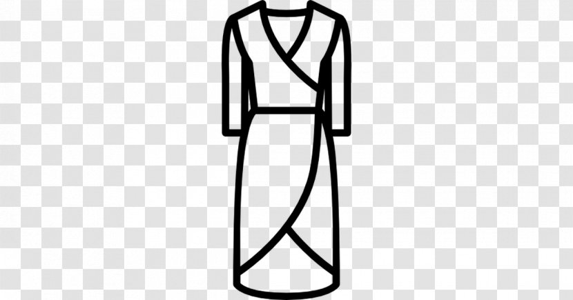 Wrap Dress Clothing Ellen's Couture Shoe - Footwear - Clipart Png Black Transparent PNG