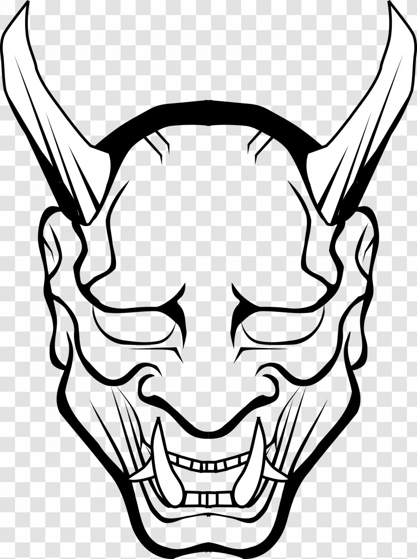 Lucifer Satan Demon Devil Hell - Smile - Oni Mask File Transparent PNG