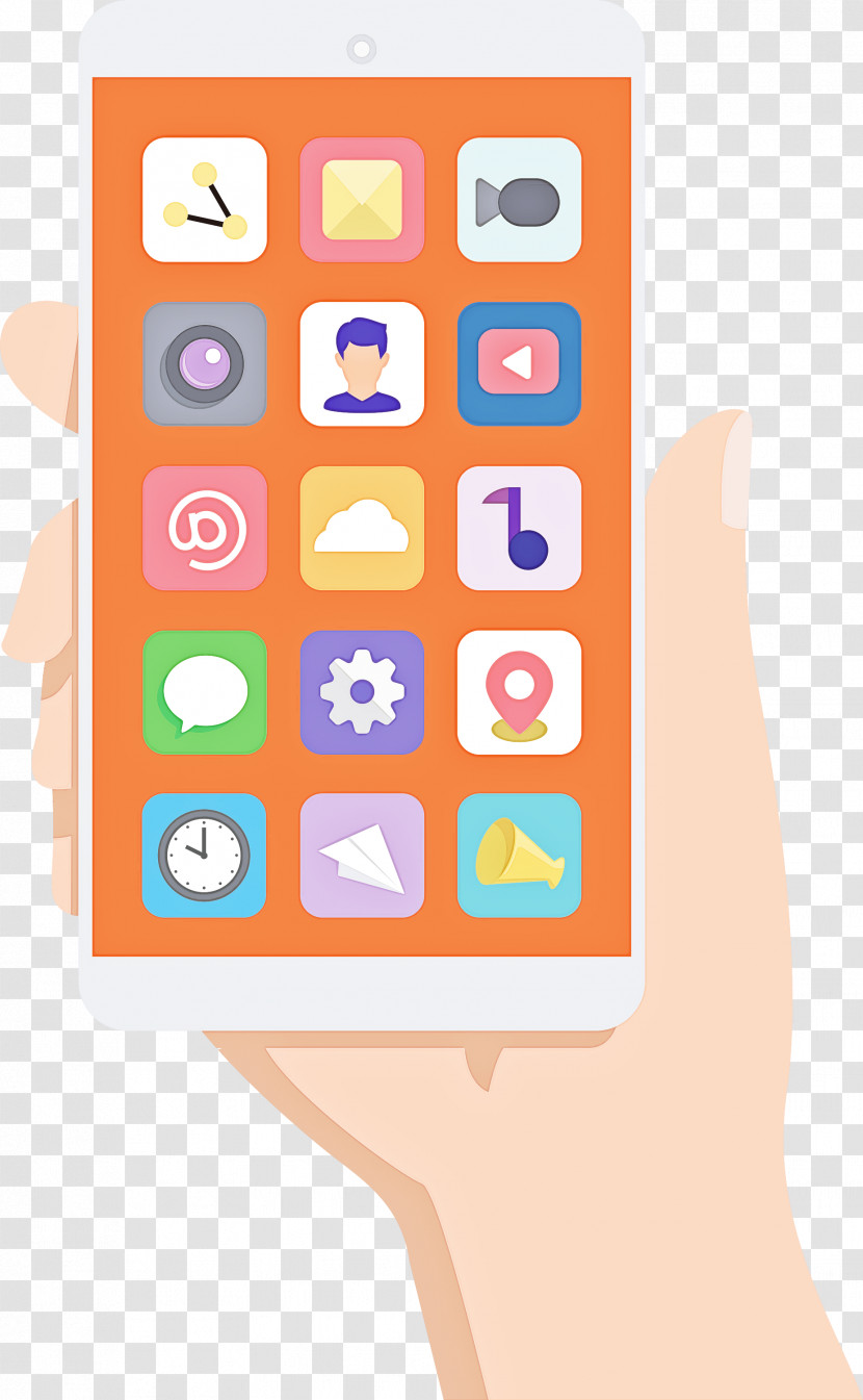 Smartphone Hand Transparent PNG