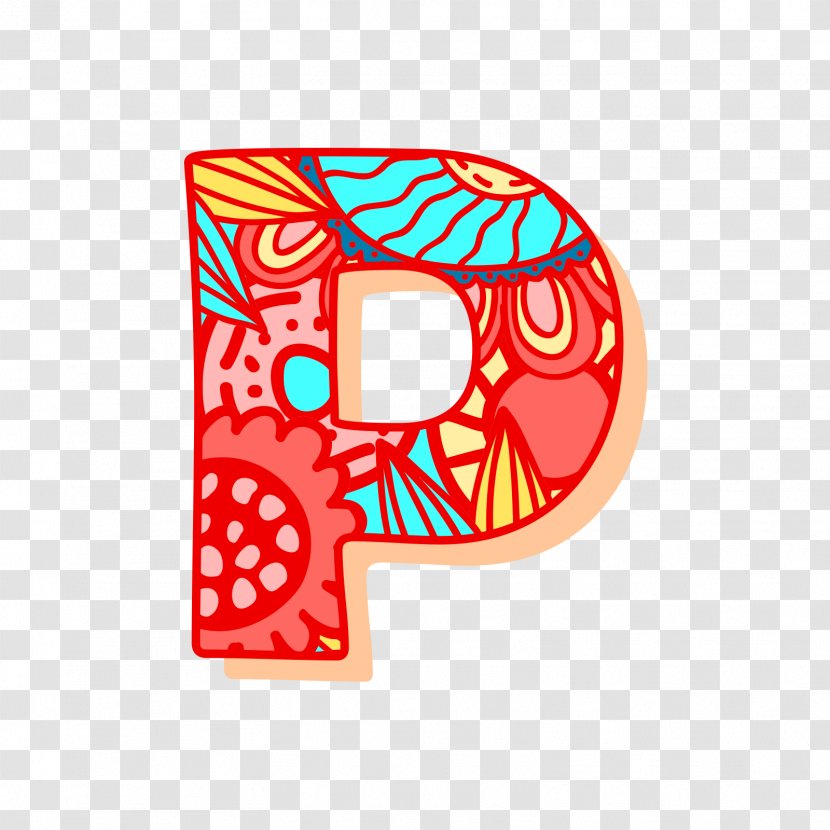 Letter P Icon - Area - Pattern Transparent PNG