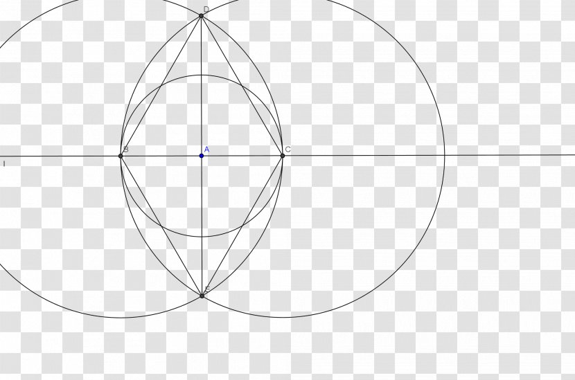 Circle Triangle Point - Line Art - Euclidean Transparent PNG