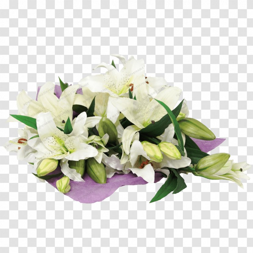 Flower Bouquet Cut Flowers Lilium - Flowering Plant - Lily Transparent PNG