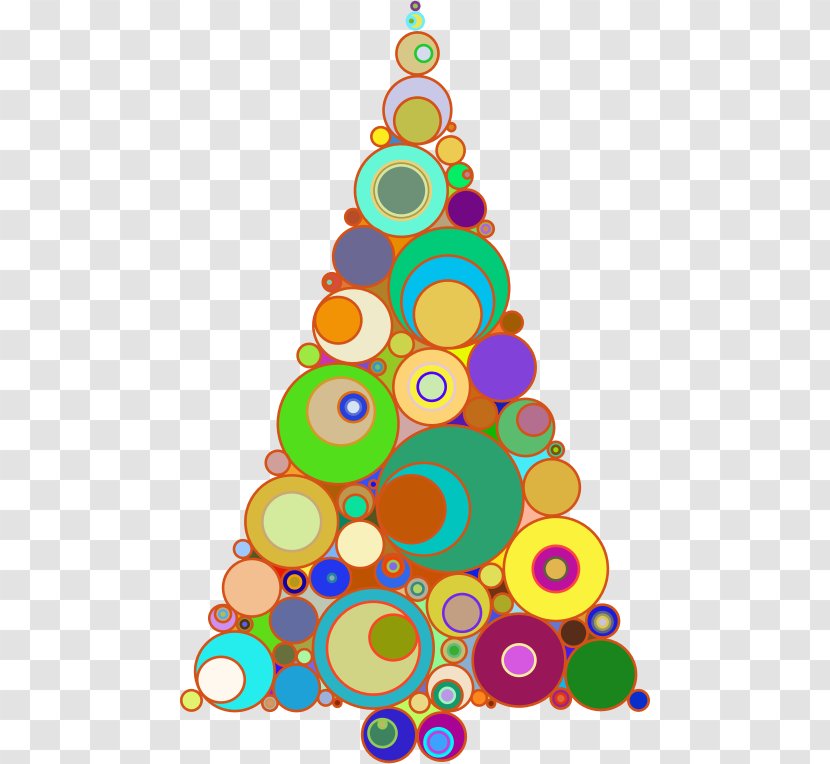 Christmas Tree Clip Art - Line Transparent PNG