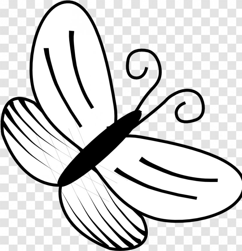 Line Art White Coloring Book Black-and-white Wing - Plant Leaf Transparent PNG