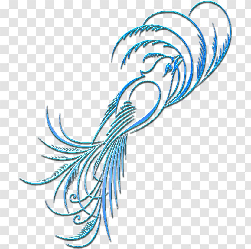 Feather Line Art Character Clip Transparent PNG