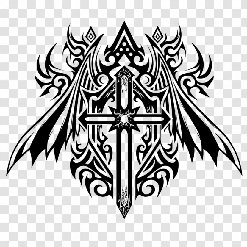 Tattoo Tribal Knight Chivalry - Monochrome Photography - Priest Transparent PNG