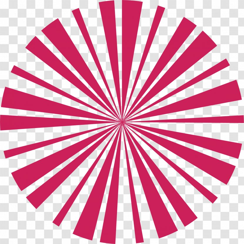 Sunburst Clip Art - Symmetry - Red Vector Circle Transparent PNG