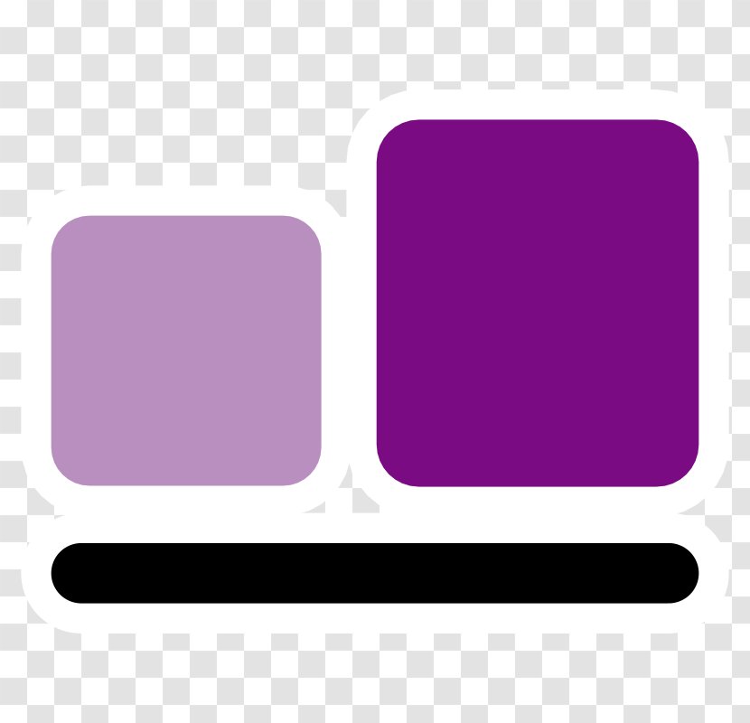 Rectangle Font - Purple - Design Transparent PNG