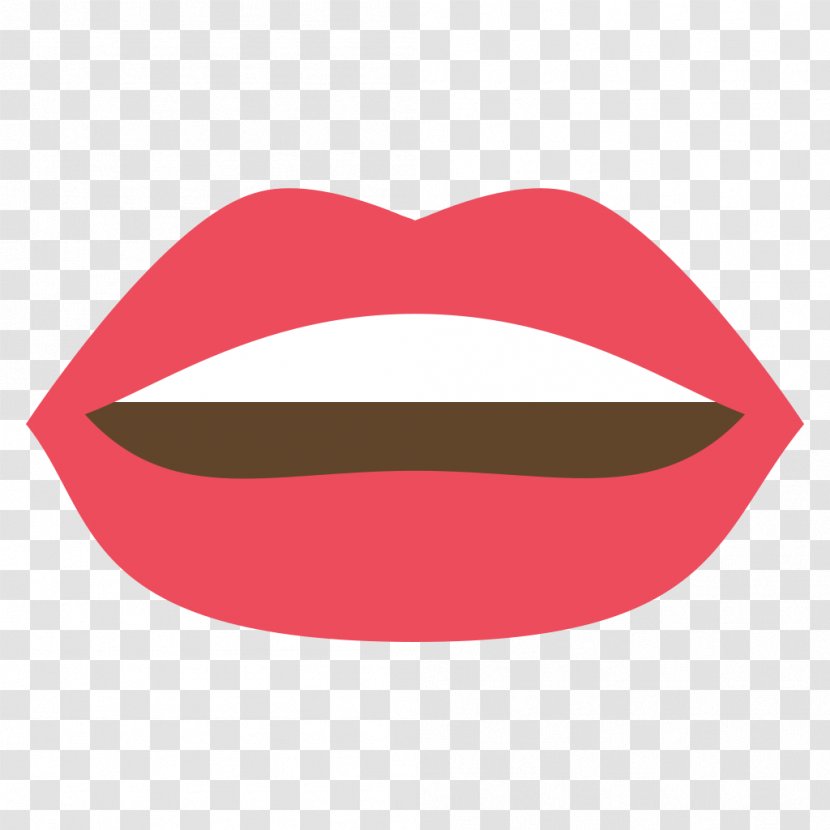 Emoji Kiss Lip Face Emoticon - Lips Transparent PNG