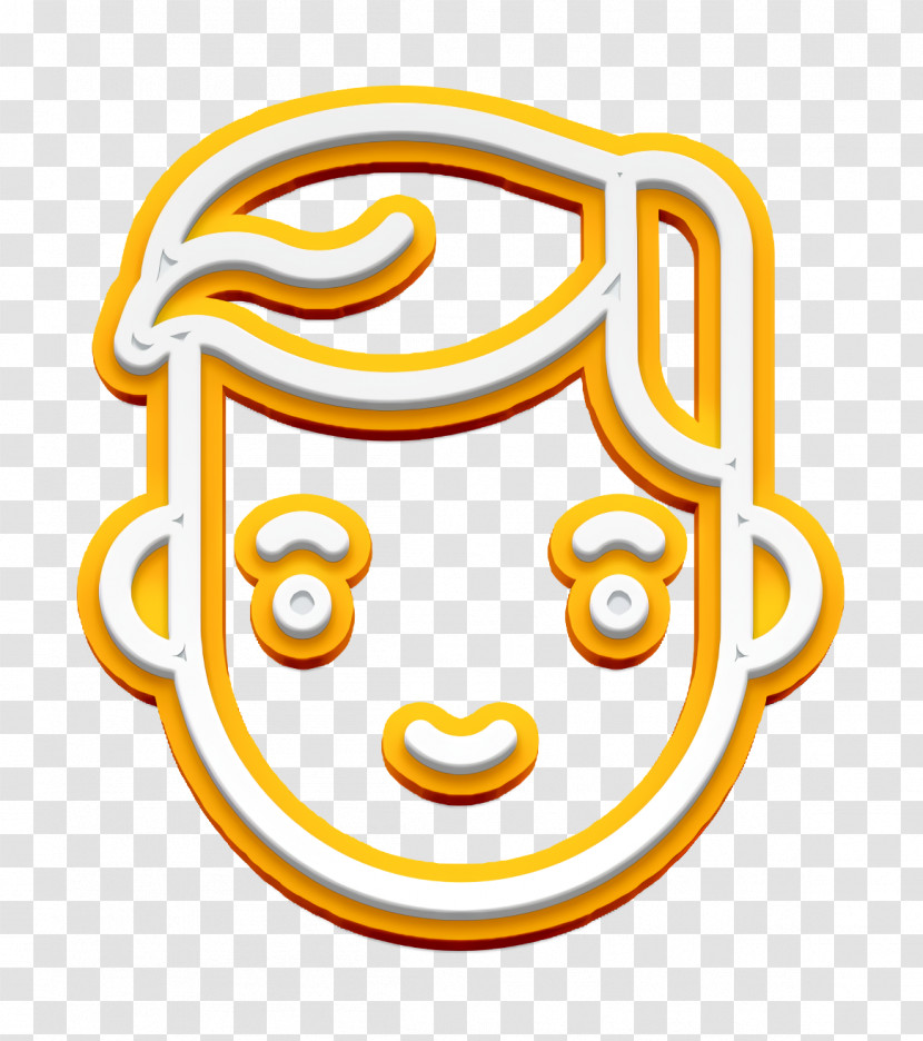 Boy Smiling Icon People Faces Icon Face Icon Transparent PNG