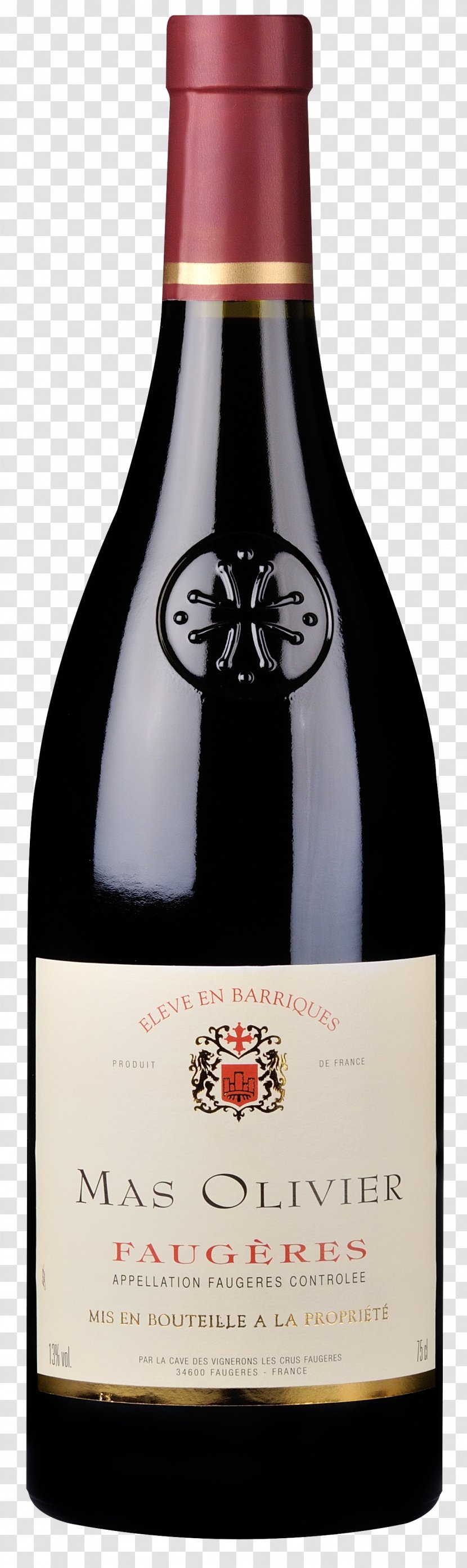 Red Wine Reserve Domaine De Nalys Douro DOC - Bottle - Vintage Grapes France Transparent PNG