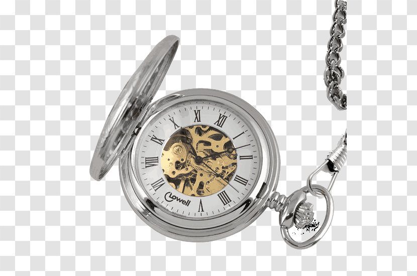 Pocket Watch Chain Rolex Submariner Clock - Silver Transparent PNG