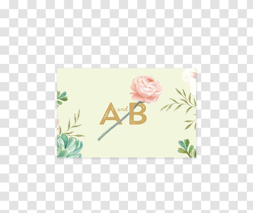 Marriage Flower In Memoriam Card Floral Design Convite - Plan De Table - Watercolor Smoothie Mint Transparent PNG