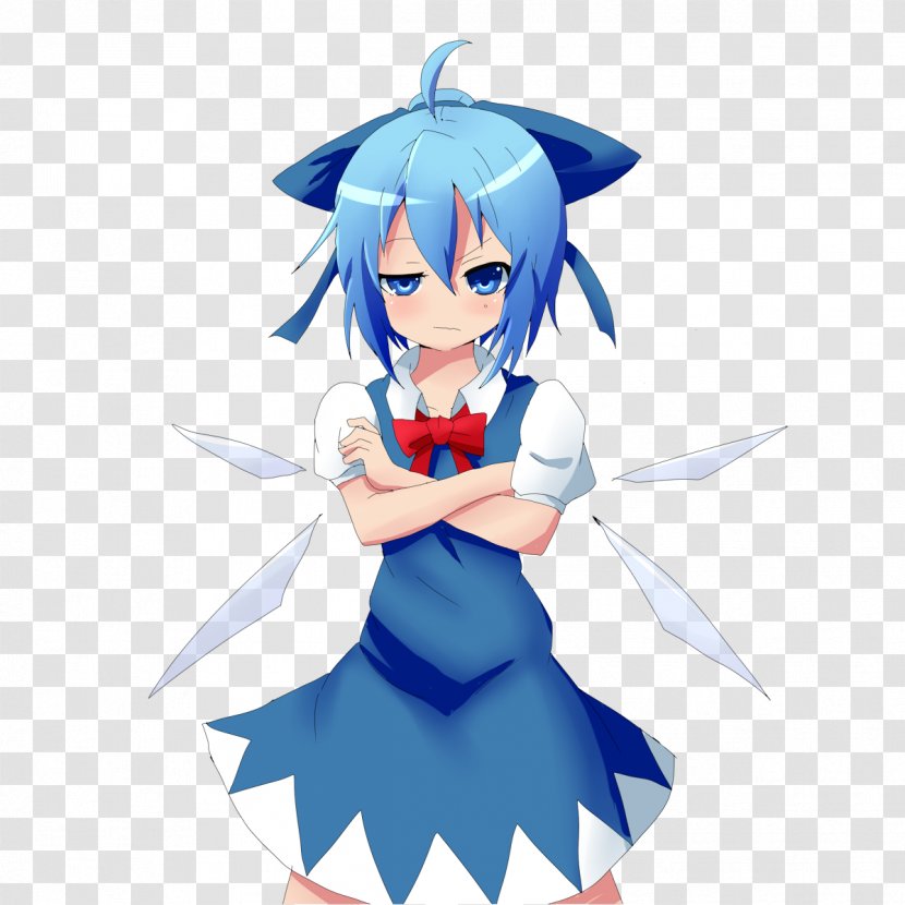 The Embodiment Of Scarlet Devil Cirno Yōsei Niconico ニコニコ静画 - Frame - Characters Touhou Project Transparent PNG