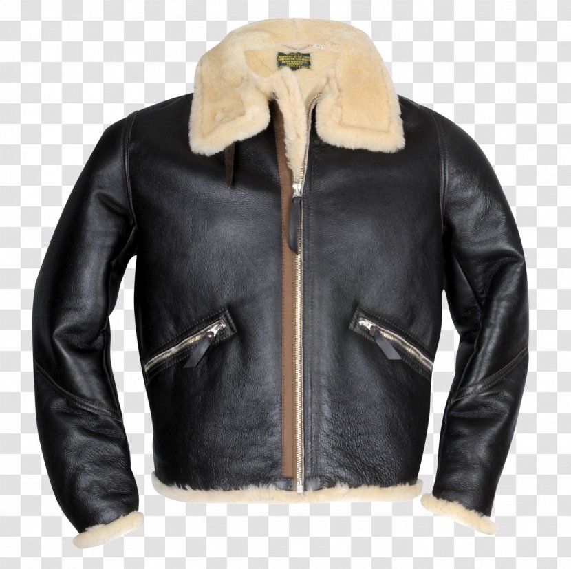 Leather Jacket Seal Brown Fur Overcoat - Sweatshirt Transparent PNG