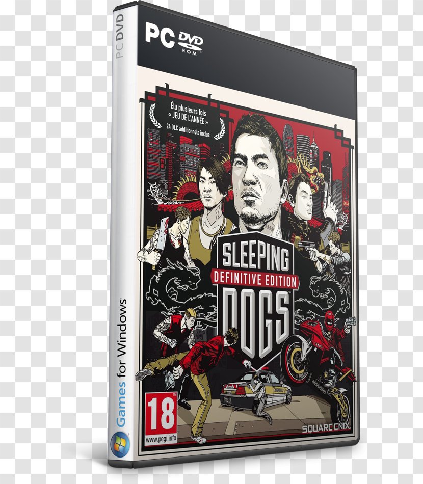 Xbox 360 Sleeping Dogs PC Game PlayStation 2 3 - Playstation 4 - Dog Lying Transparent PNG