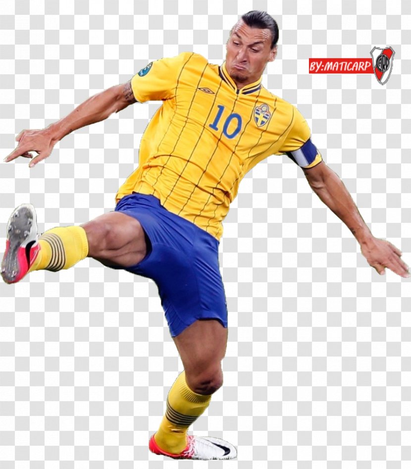 Sweden National Football Team Paris Saint-Germain F.C. Sport Jersey Player - Ibrahimovic Transparent PNG