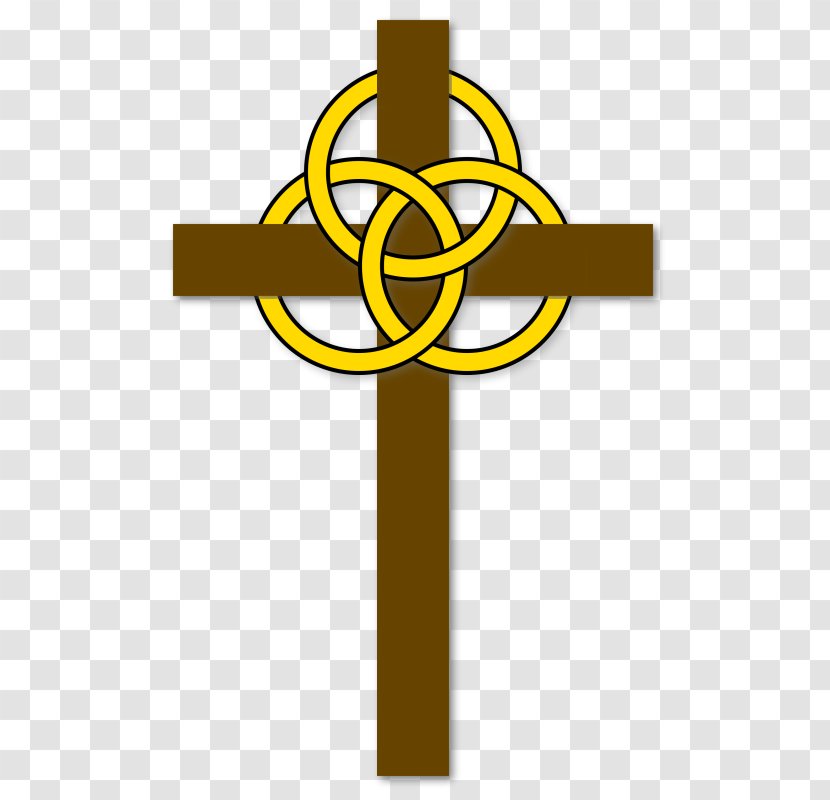 Christian Cross Trinity Triquetra Symbol - Sign Of The Transparent PNG