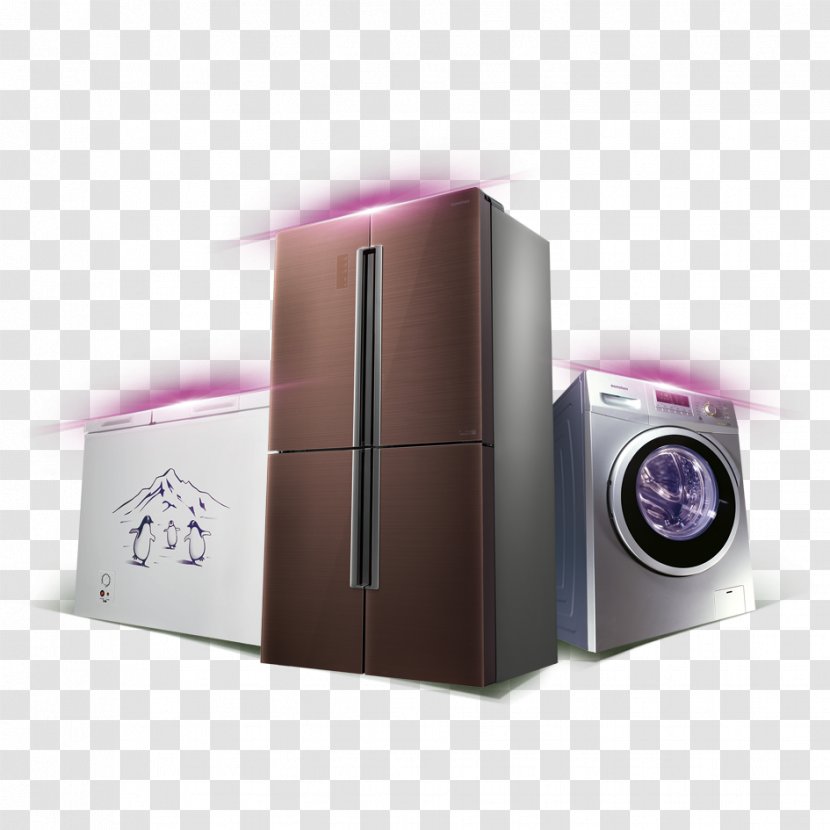Home Appliance Refrigerator - Designer - Electric Transparent PNG