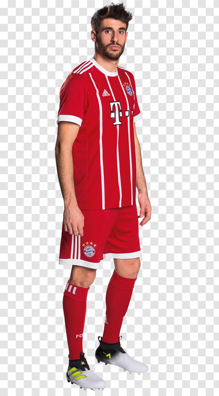 Javi Martínez FC Bayern Munich 2017–18 Bundesliga DFB-Pokal Jersey - 2018 - German Player Transparent PNG