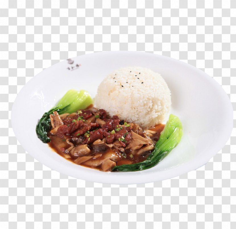 Fried Rice Asian Cuisine Pepper Steak Stir Frying Beef - Comfort Food - And Vegetables With Black Transparent PNG