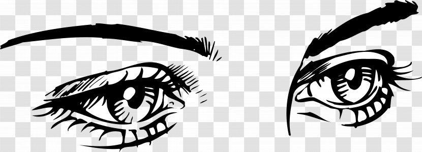 Eye Euclidean Vector Cdr Clip Art - Flower - Hand Painted Binocular Features Transparent PNG